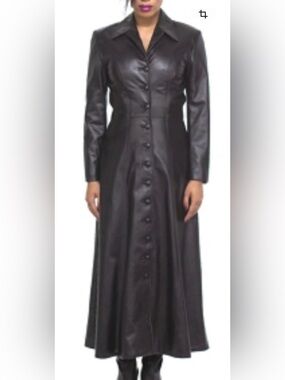 Northbound Leather Flared Bottom Coat New Condition 🔥 ❤️